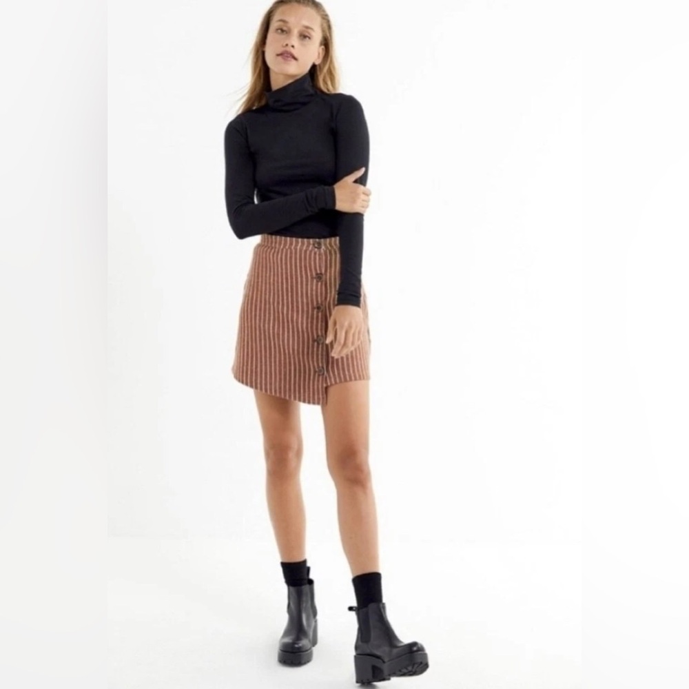 Urban Outfitters Ellie Rust Striped Skirt NWT